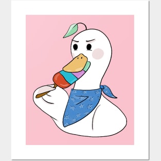 Doo Doo duck icream lover Posters and Art